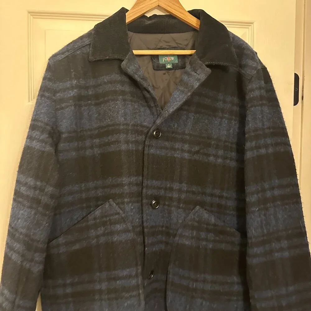 Barn Jacket™ in plaid English wool with PrimaLoft